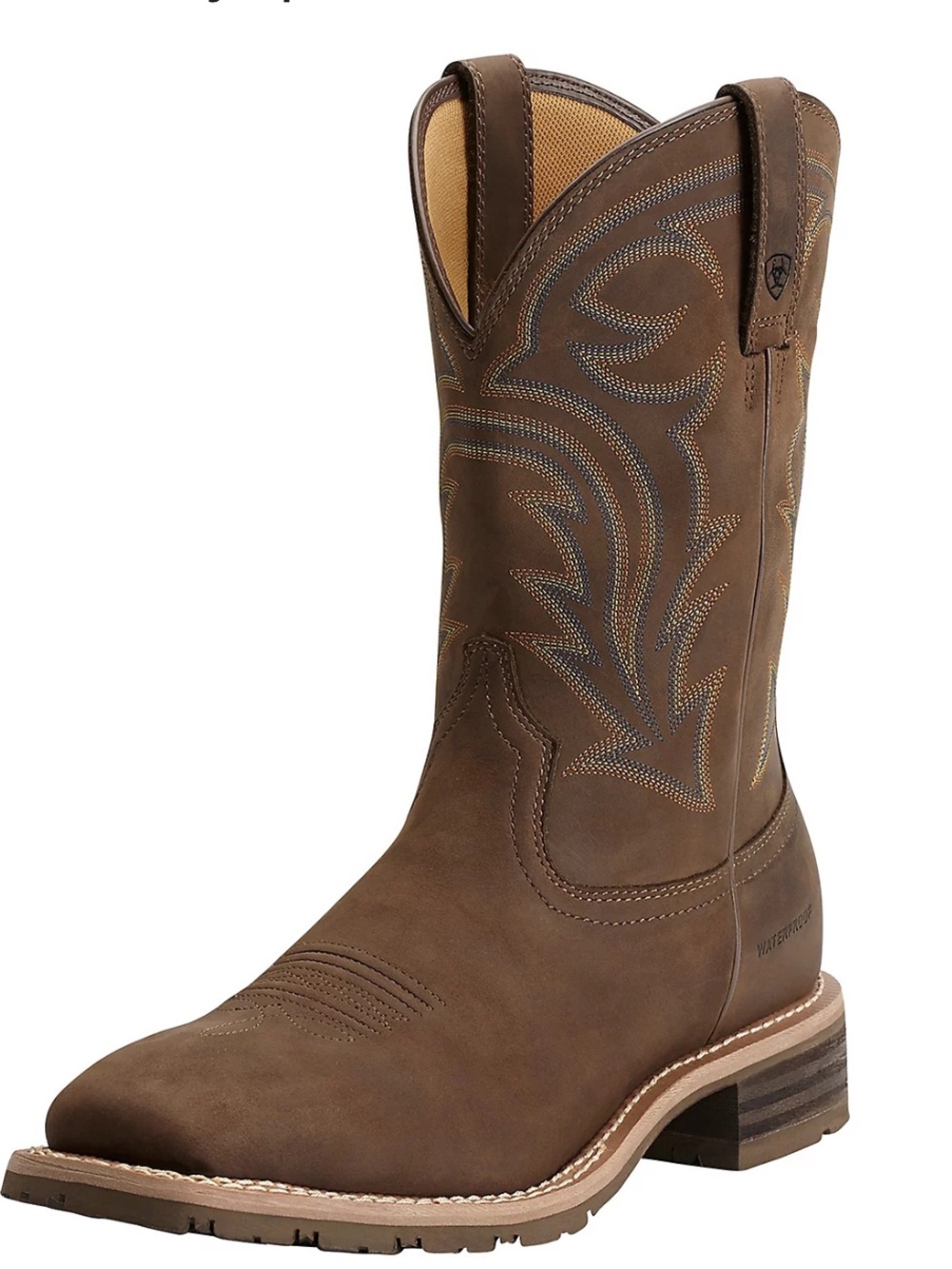 Ariat Men's Hybrid Rancher Waterproof Western Boots SZ 9 D